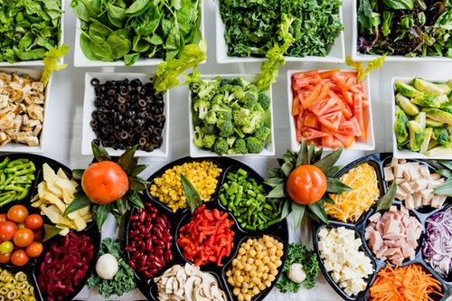 healthy vegetable tray