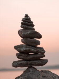 balancing rocks -chair massage Maryland - Corporate Massage Kneads