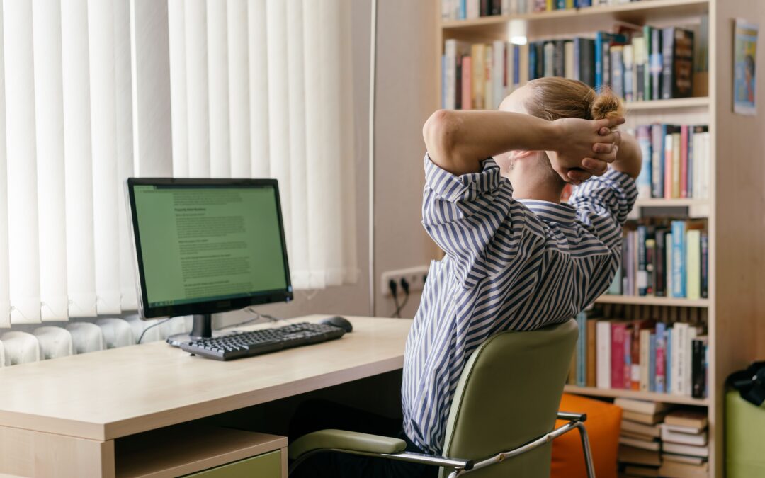 Improved posture and chair massage